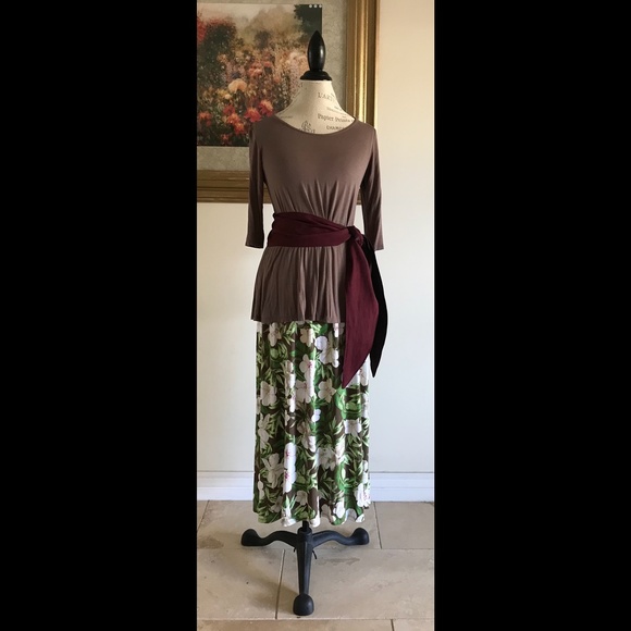 J. JILL Incredibly Soft & Comfortable Orchid Skirt Jungalow Vibe Sz Small - Picture 6 of 11